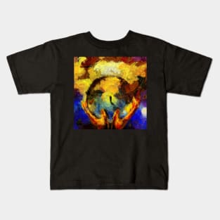 Crystal ball in hands Kids T-Shirt